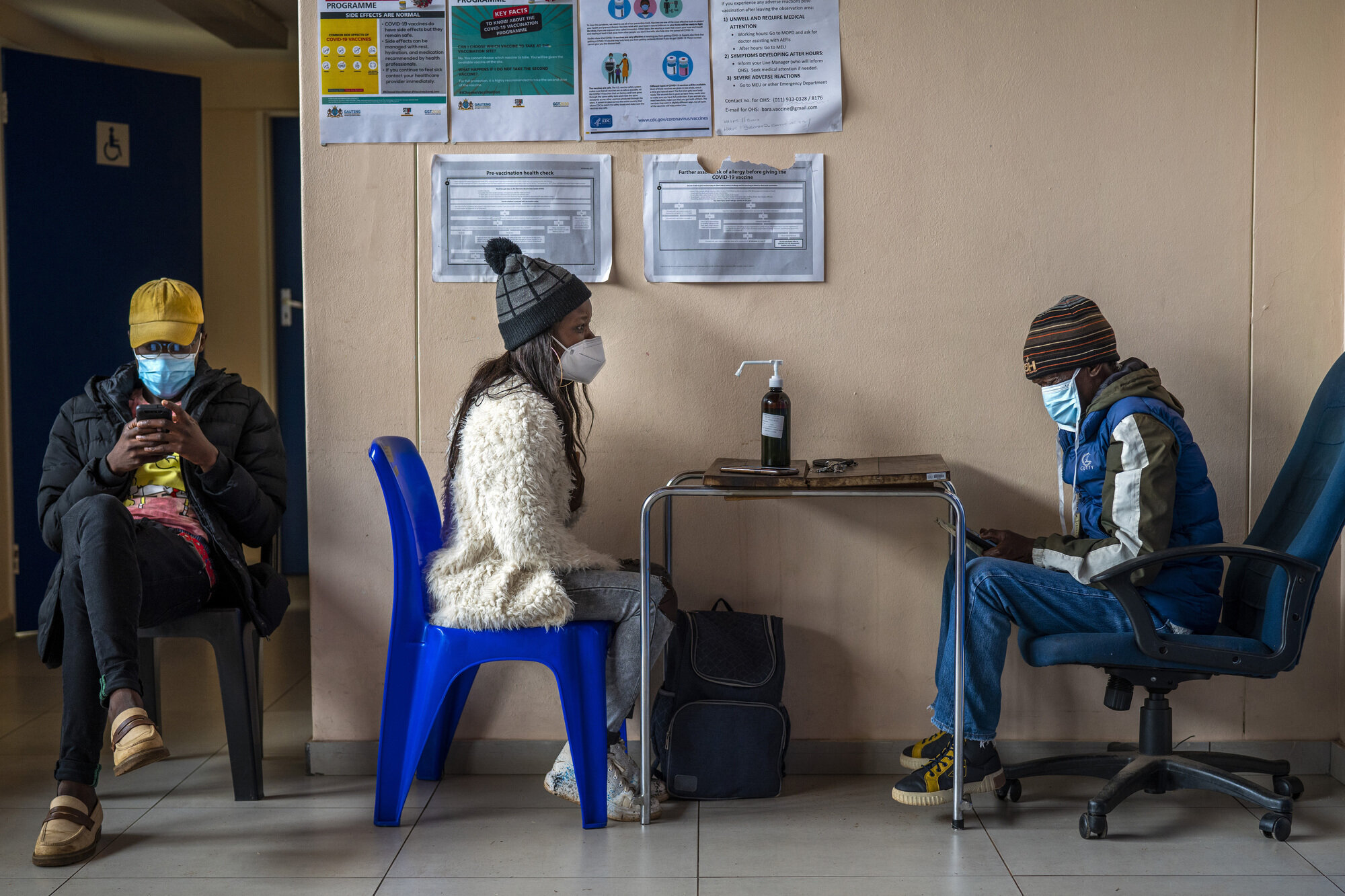 Vaksinekontor i Soweto
