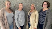  F.v.: Maria Worren Vågsholm, Elin Gunther Johannessen, Agnethe Karlsen og Ann Christin Skrøder.