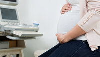 gravid kvinne bildet viser gravid kvinne