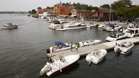 Marinaen i Tønsberg kommune. Sommerbilde