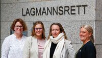 Maria Worren Vågsholm, Ann Christin Skrøder, Agnethe Karlsen og Elin Gunther Jensen