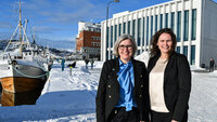 Ursin og Kibsgaard på kaia i Bodø