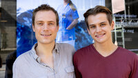 Bildet viser Daniel Tørresvoll Stabu (t.v) og&nbsp;Kristoffer Andreas Haugen