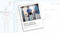 Bilde av programmet som brukes i HP, samt cover fra rapporten
