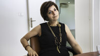 Bildet viser Helen Samaha Nuwayhid, president i det libanesiske sykepleierforbundet.