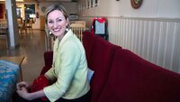 Byråd Inga Marte Thorkildsen (SV) Byråd Inga Marte Thorkildsen (SV) på Lilleborg helsehus