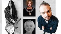 En collage med bilder av Claudia Scott, Trude Drevland, Margaret Skjelbred og Lars Berrum.