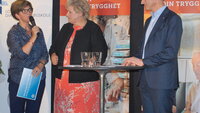 Erna Solberg og Jonas Gahr Støre i debatt 