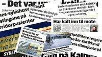 Faksimiler diverse nyhetsoppslag om Sykehuset Østfold Faksimiler Sykehuset Østfold