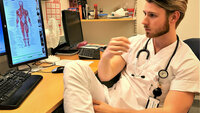 Bildet viser Sebastian Dahl, styremedlem i NSF Student