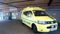 Ambulanseinngang ved Haukeland sykehus