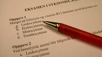 Eksamen i sykdomslære. 