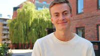 Simen Berge Simen Berge utenfor Oslomet.