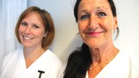 Bildet viser Hanne Louise Hoelstad og May-Britt Stenbro.