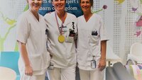 Bildet viser Ingrid Steinkjer, Beate Harvik og Margrethe Solbraa Bay.