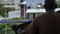 Bildet viser Røde Kors-hovedkvarteret i Mogadishu i Somalia